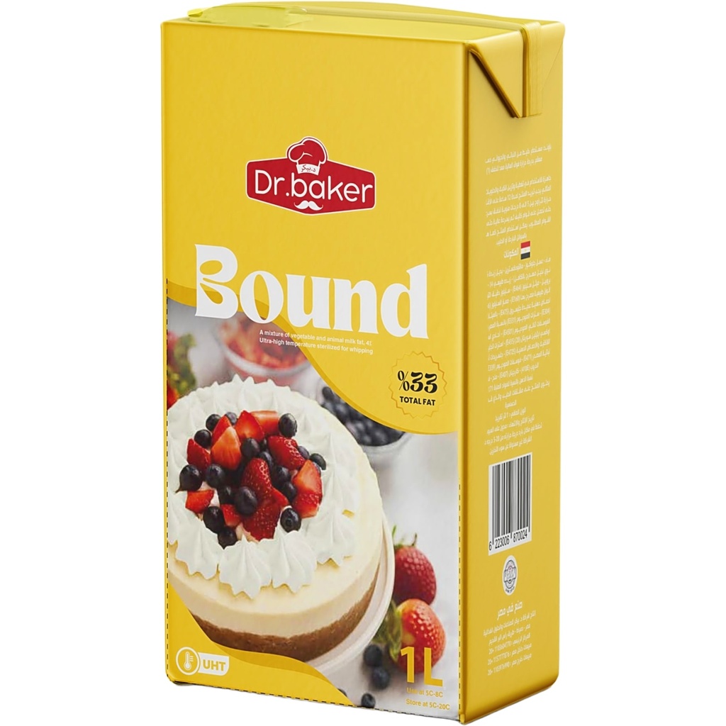 Crème fouettée Bound Tetra Pack (1liter)