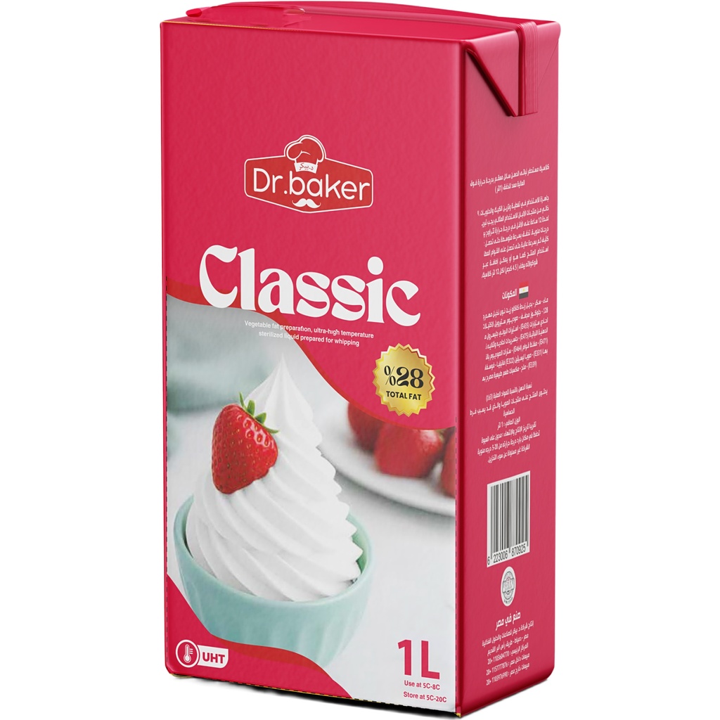 Crème fouettée Classic TetraPack (1 Liter)
