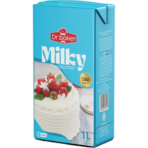 Milky Whipping Cream tetra pack  (1 Liter)